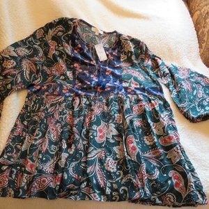 Weekend Suzanne Betro tunic - NWT - 2X